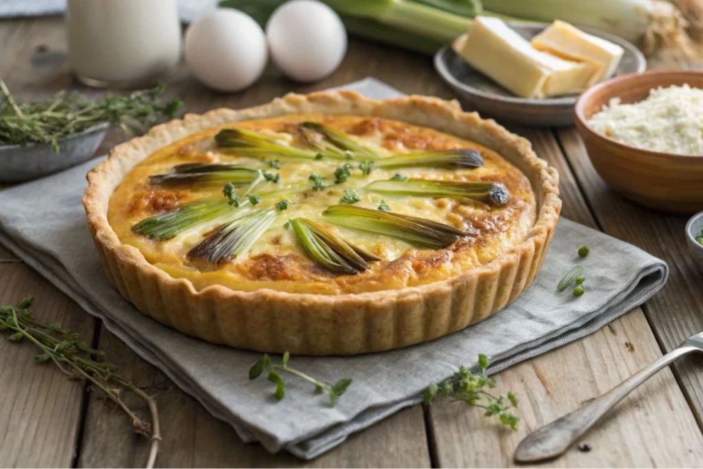 Tarte aux Poireaux