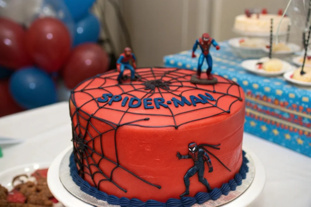 gâteau spiderman