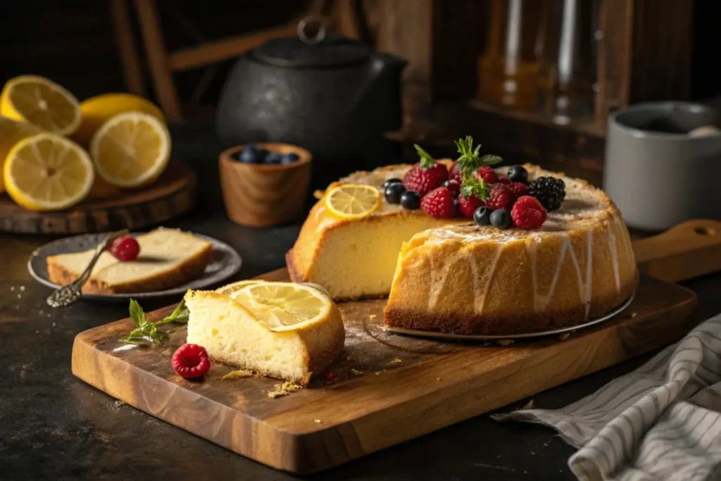 gâteau au yaourt citron