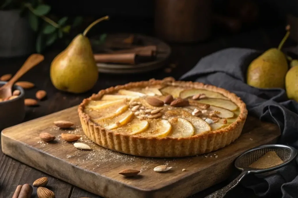 Tarte Amandine aux Poires