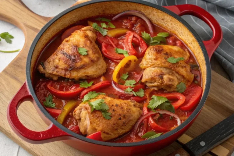 Poulet Basquaise à l'Ancienne